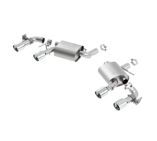 BORLA ATAK Axle-Back uitlaatsysteem voor Chevrolet Camaro SS 2016 - 2023 met NPP (Dual Mode Uitlaat)