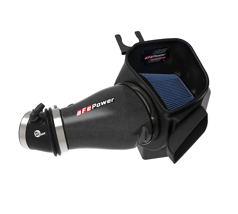 aFe POWER 57-10009R Track Series Carbon Cold Air Intake System Jeep Trackhawk & Dodge Durango Hellcat