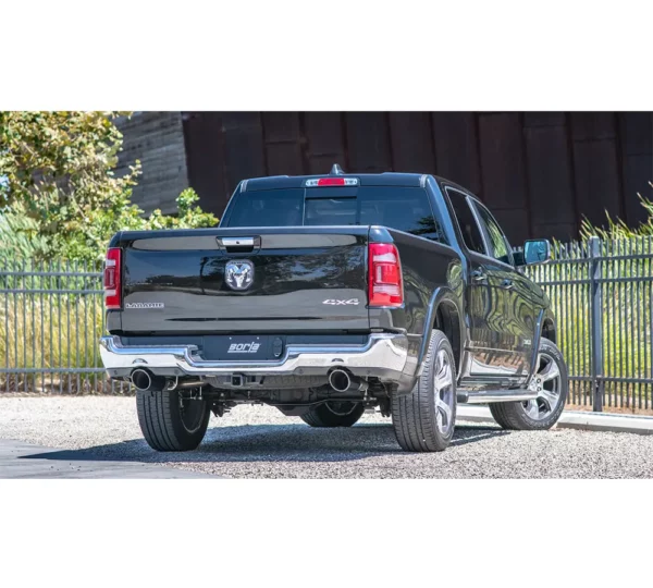 140753BC BORLA ATAK Black Chrome Exhaust System for RAM 1500 5.7