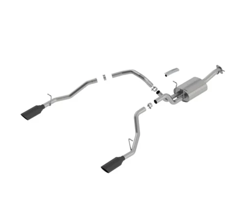 140758BC BORLA Touring Black Chrome Auspuffanlage für RAM 1500 5.7