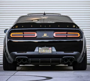 Rear diffuser with underbody panel for Dodge Challenger 2015 - 2023