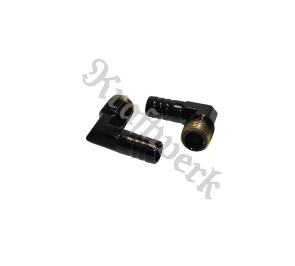 Black Fittings for Oil Catch Can