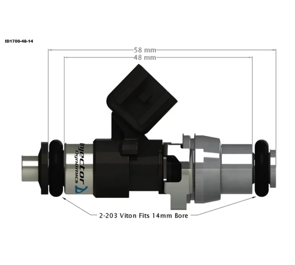 ID1700.48.14.14.8_Injector Dynamics ID1700 Injector nozzles Chrysler, Dodge, Jeep, RAM