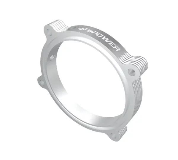 aFe Silver Bullet throttle body spacer for Dodge Challenger, Charger and Durango Hellcat, Jeep Trackhawk and RAM TRX