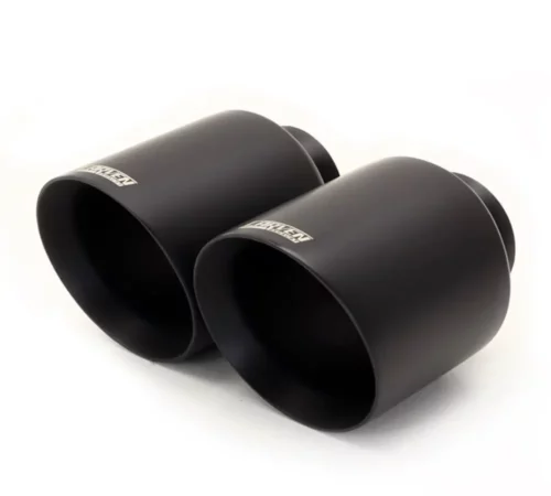 Carven 5 inch Exhaust Tips Dodge Charger (Black Ceramic Coated)