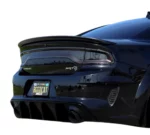 Carven 5 Inch Exhaust Tips Dodge Charger (Black Ceramic Coated)