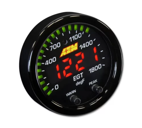 Indicador de temperatura de gases de escape AEM Serie X