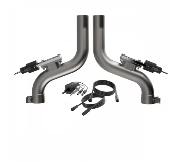 Set di flap di scarico QTP Aggressor per 300C, Challenger e Charger 6.2 Hellcat e 6.4 SRT