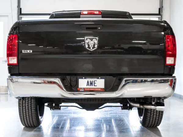 AWE 0FG cat-back exhaust system / sports exhaust for RAM 1500 5.7 from 2009 - 2018 and Classic from 2019
