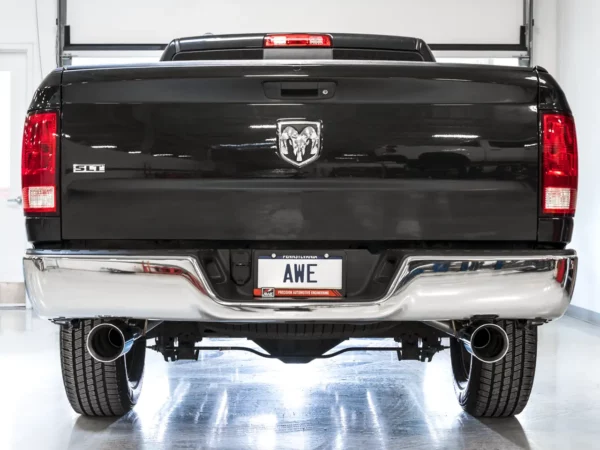 AWE 0FG cat-back exhaust system / sports exhaust for RAM 1500 5.7 from 2009 - 2018 and Classic from 2019