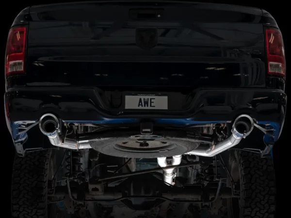 AWE 0FG cat-back exhaust system / sports exhaust for RAM 1500 5.7 from 2009 - 2018 and Classic from 2019