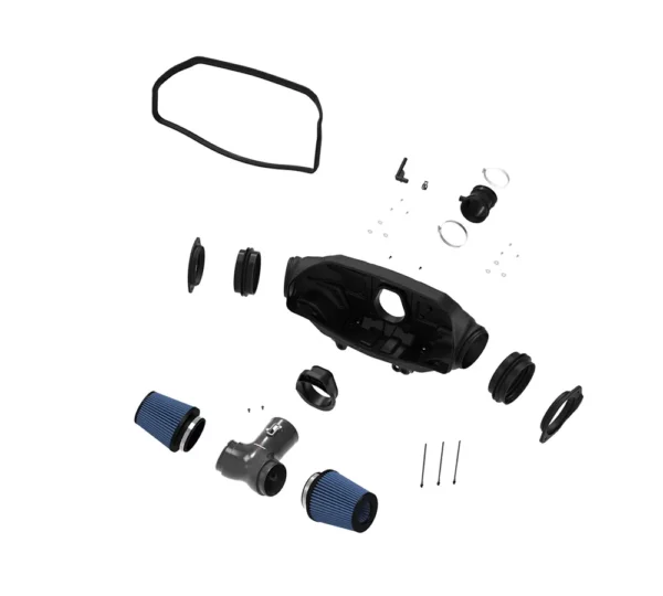 aFe POWER 57-10013R Presa d'aria fredda in carbonio Track Series / filtro aria sportivo per Chevrolet Corvette C8