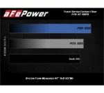 aFe POWER 57-10013R Presa d'aria fredda in carbonio Track Series / filtro aria sportivo per Chevrolet Corvette C8