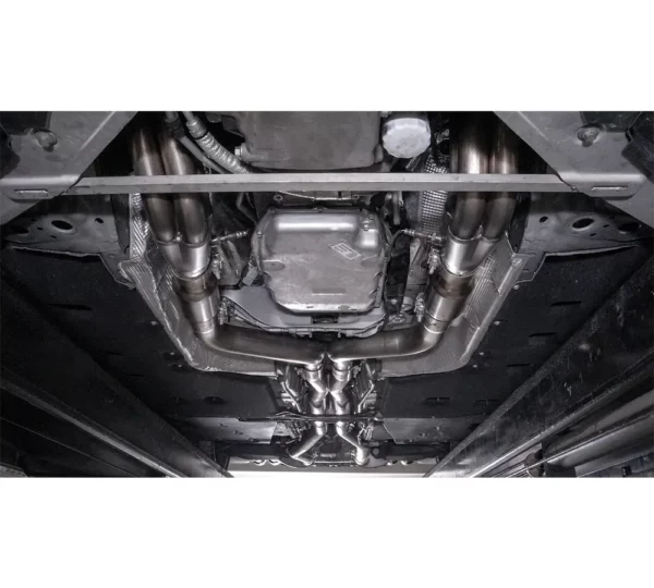 Stainless Works Fächerkrümmer mit High-Flow Katalysatoren für Cadillact CTS-V 2015 - 2019