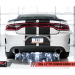 AWE exhaust / sport exhaust / sport exhaust system for Dodge Charger 5.7 with black tailpipes