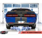 AWE exhaust / sport exhaust / sport exhaust system for Dodge Challenger 5.7 with black tailpipes