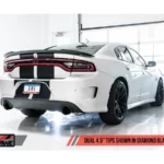 AWE exhaust / sport exhaust / sport exhaust system for Dodge Charger 5.7 with black tailpipes