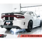 AWE exhaust / sport exhaust / sport exhaust system for Dodge Charger 5.7 with chrome tailpipes