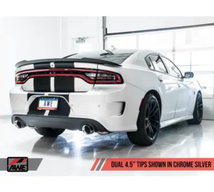 Układ wydechowy AWE / sportowy układ wydechowy / sportowy układ wydechowy do Dodge Charger 5.7 z chromowanymi rurami wydechowymi