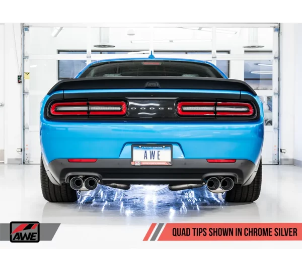 AWE Abgasanlage / Sportauspuff für Dodge Challenger 6.2 Hellcat und 6.4