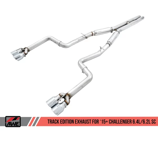 AWE Track Edition Abgasanlage / Sportauspuff für Dodge Challenger 6.2 Hellcat und 6.4