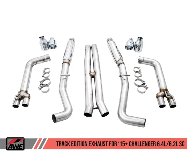 AWE Track Edition Abgasanlage / Sportauspuff für Dodge Challenger 6.2 Hellcat und 6.4