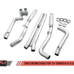 AWE Track Edition exhaust system for Dodge Charger 6.2 Hellcat and 6.4
