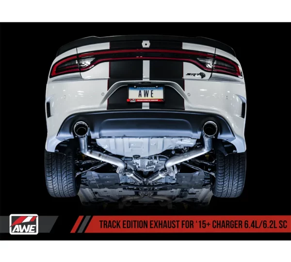 Výfukový systém AWE Track Edition / sportovní výfuk pro Dodge Charger 6.2 Hellcat a 6.4