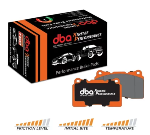 DBA brake pads for Dodge Durango 3.6, 5.7 and Jeep Grand Cherokee 3.0 MultiJet, 3.6 and 5.7 (front axle)