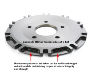 Paragon Performance 400 mm brake discs for Dodge Challenger and Charger Hellcat models 2021 - 2023, slotted design (front axle). Mopar Comparison Numbers 68474086AB, 68474087AB