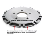 Discos de freno Paragon Performance para Corvette C7 Z06 / Grand Sport (GM 84951567)