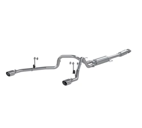 MBRP S5215AL Cat-Back Street Series sports exhaust suitable for Ford F-150 2.7 / 3.5 EcoBoost & 5.0 model years 2021-2023