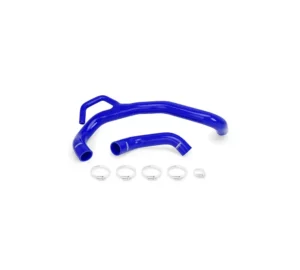 Blue Mishimoto silicone radiator hose set for Chrysler 300C, Dodge Challenger and Charger 6.4