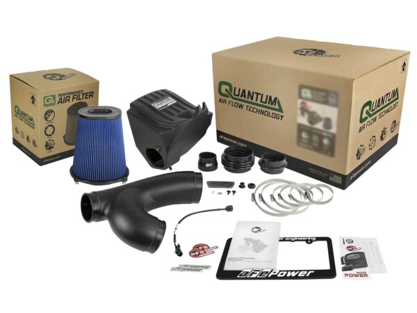 Il sistema di aspirazione dell'aria fredda aFe aFe 53-10008R Quantum è adatto al modello Ford F-150 2.7 / 3.5 EcoBoost 2015-2023
