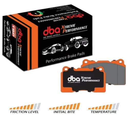 DBA Brake pads DB8805XP for Chevrolet Camaro 6.2 from 2010 to 2015 (rear axle)