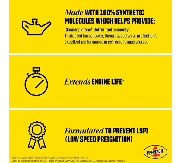 Motorový olej Pennzoil Platinum 5W-20