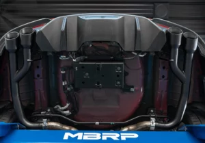 MBRP S72113CF Race Profile Axle-Back uitlaatsysteem geschikt voor Ford Mustang GT / Mach 1 / Bullitt