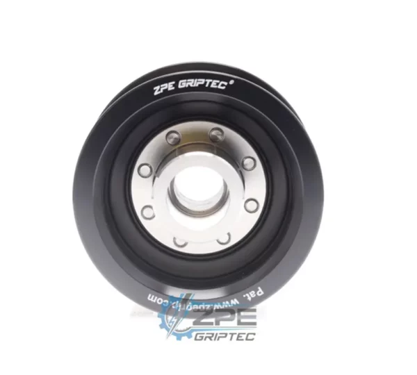 ZPE GripTec® 2.85" 10-Rippen Black Pulley & Hub Kit für Dodge Challenger, Charger, Durango Hellcat, Jeep Trackhawk und RAM TRX