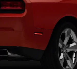 Raxiom Axial Series LED luces de posición laterales (negro tintado) para Dodge Challenger 2008 - 2014