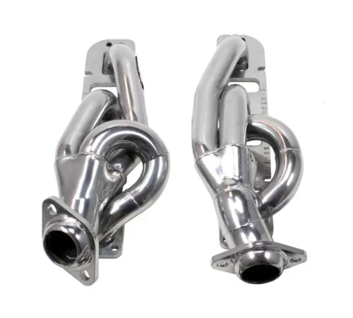 JBA Shorty manifold 1961S-2JS for RAM 5.7 from 2009 to 2018 and Classic from 2019, silver ceramic-coated