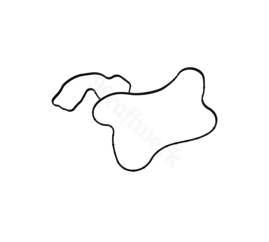 Genuine Water Pump Gasket (68394131AA) for Chrysler 300C, Dodge Challenger, Charger, Durango, Grand Cherokee and Wrangler 5.7 & 6.4