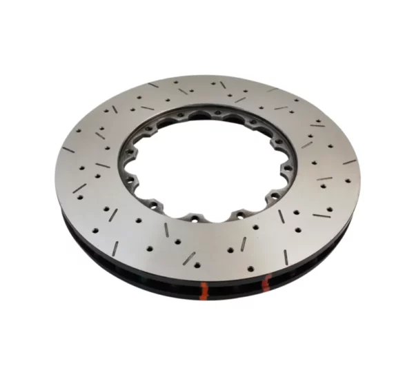 DBA friction ring 52910.1XS for the 2-piece 390 mm brake disc of Chrysler 300C, Dodge Charger and Challenger SRT and Hellcat 2015 - 2020 with 6-piston Brembo, slotted and perforated