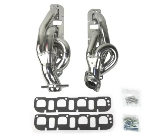 JBA Shorty manifold 1961S-1JS for Dodge RAM 1500, 2500 and 3500 5.7 from 2003 to 2008, silver-ceramic coated