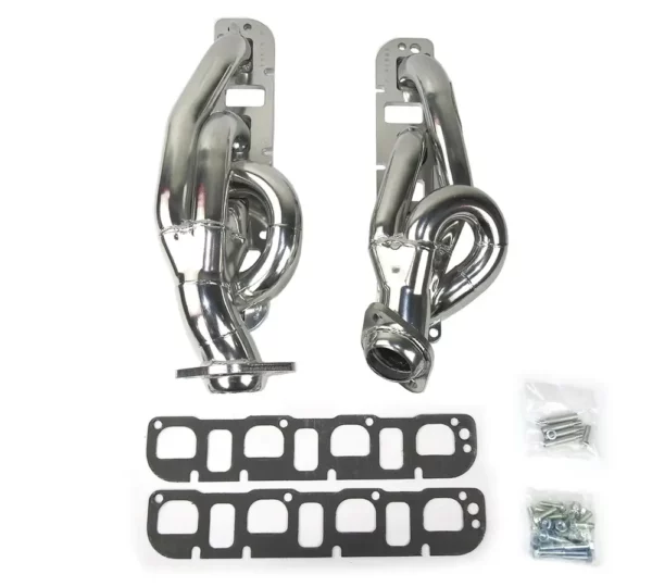 JBA Shorty manifold 1961S-1JS for Dodge RAM 1500, 2500 and 3500 5.7 from 2003 to 2008, silver-ceramic coated