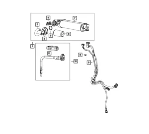 Il componente è indicato con il riferimento # 1 nell'illustrazione.
