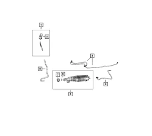 Origineel Mopar actief koolstoffilter EVAP-systeem (68606282AA) voor RAM 1500 van 2018 tot 2025 met 26 gallon tank