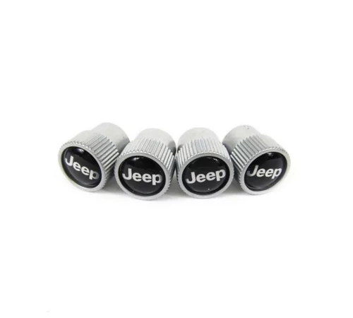 Mopar Valve Stem Caps with Jeep Logo