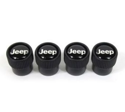 Mopar Valve Stem Caps with Jeep Logo