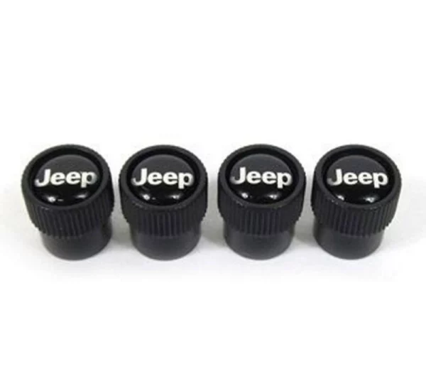 Mopar bandventieldopjes met Jeep logo