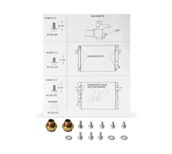 Mishimoto Performance aluminium radiateur voor RAM 6.7L Cummins (2013-2018)